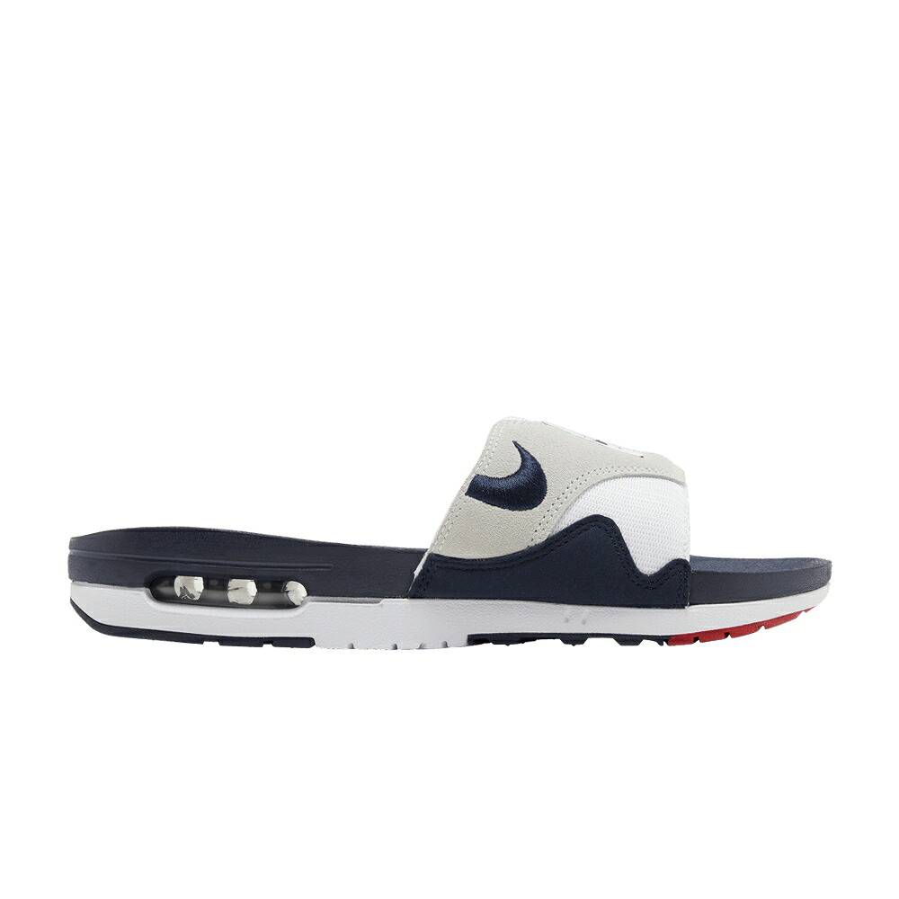 ナイキ マックス サンダル 白いこと 白いこと 大気圏マックス \u0027OBSIDIAN\u0027 スニーカー メンズ NIKE AIR MAX 1 SLIDE / WHITE OBSIDIAN LIGHT NEUTRAL