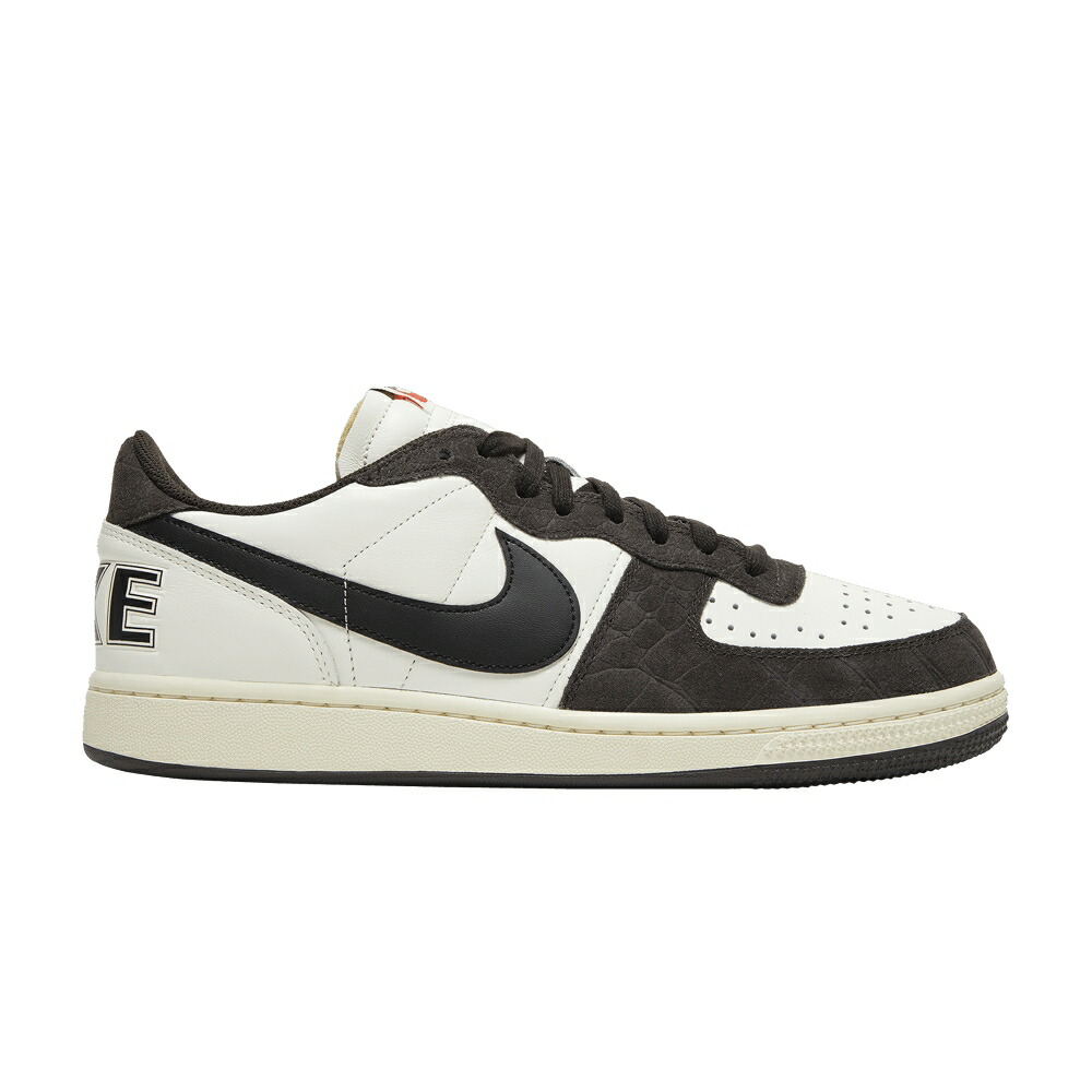 ナイキ ターミネーター 茶色 ブラウン 黒色 ブラック VELVET CROC スニーカー メンズ NIKE TERMINATOR LOW BROWN / VELVET BROWN BLACK SAIL COCONUT
