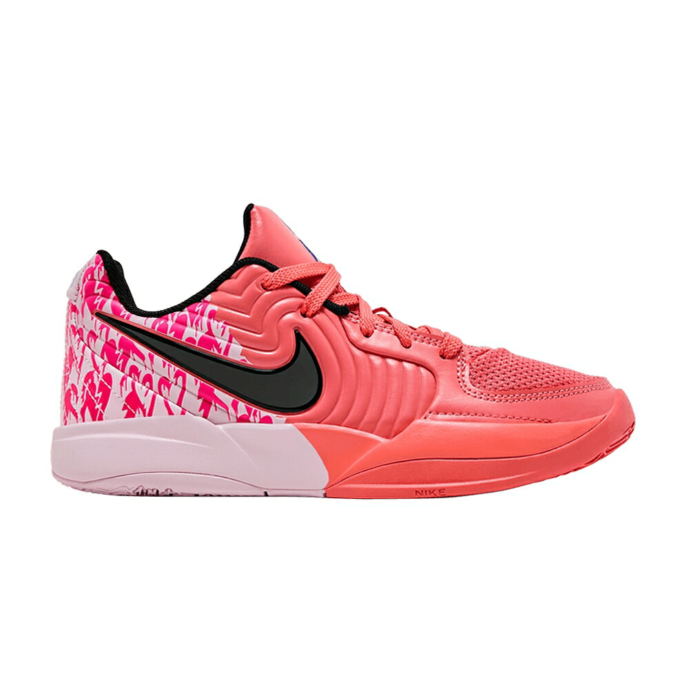 ナイキ 神通力 薄墨色 薄墨色 サクラ色 \u0027HEART EYES\u0027 お坊っちゃん キッズ NIKE JA 2 GS / MAGIC EMBER IRON GREY PINK FOAM もの言う花 マタニティ スニーカー