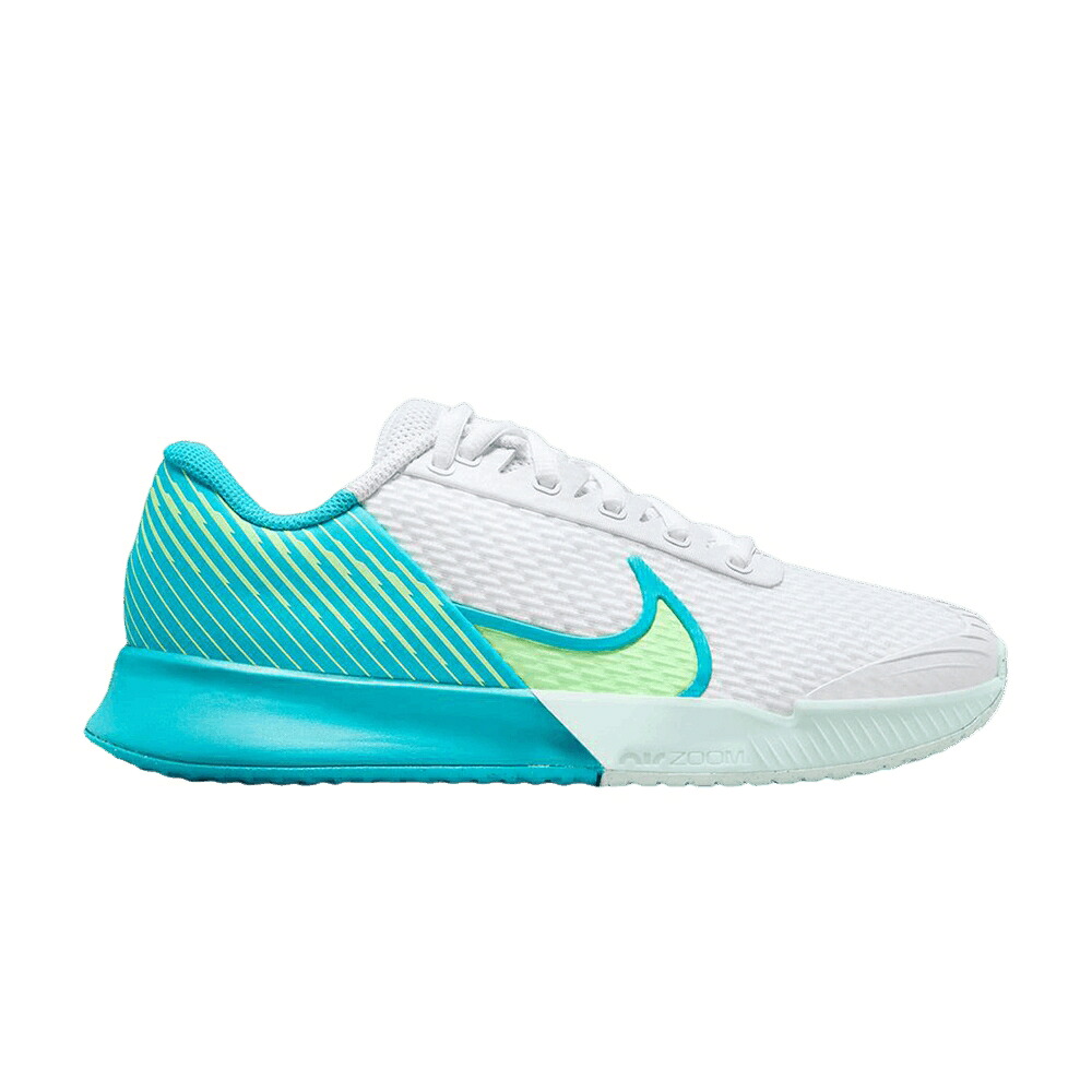 ナイキ コート ズーム プロ 白色 ホワイト ライム ブラスト 'WHITE LIME' スニーカー レディース NIKE WMNS NIKECOURT AIR ZOOM VAPOR PRO 2 TEAL / WHITE LIME BLAST TEAL NEBULA｜スニケス