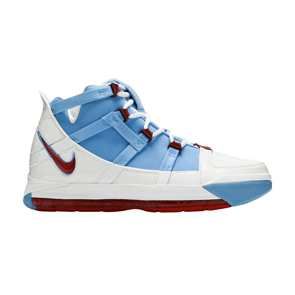 ナイキ ズーム レブロン 青色 ブルー HOUSTON OILERS スニーカー メンズ NIKE ZOOM LEBRON 3 / UNIVERSITY BLUE UNIVERSITY BLUE