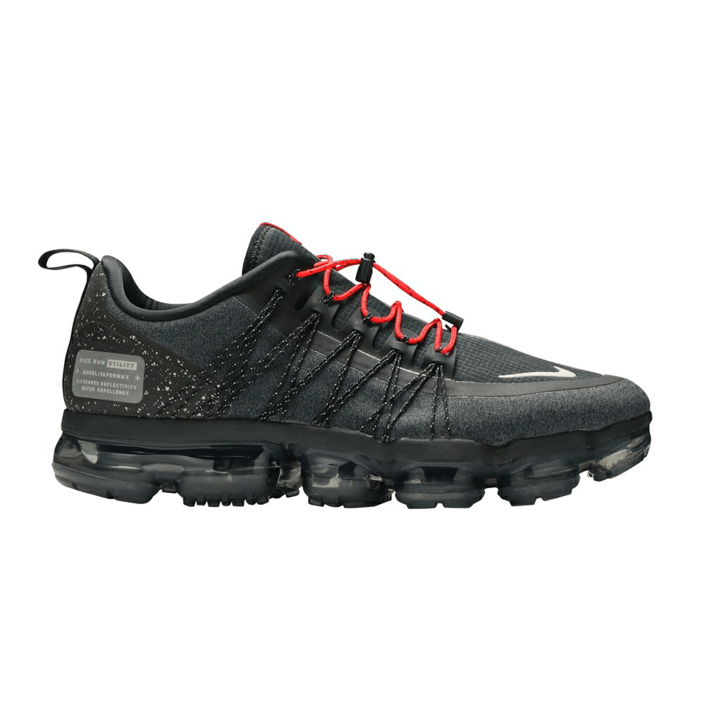 ナイキ ラン 黒色 ブラック 銀色 シルバー エアヴェイパーマックス REFLECT SILVER スニーカー メンズ NIKE AIR VAPORMAX RUN UTILITY / BLACK REFLECT SILVER