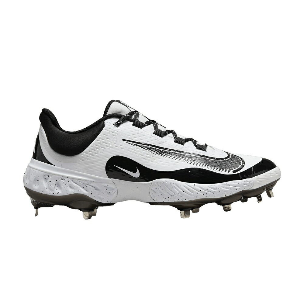 ナイキ アルファ ハラチ エリート 白色 ホワイト 黒色 ブラック アルファハラチ WHITE BLACK スニーカー メンズ NIKE ALPHA HUARACHE ELITE 4 LOW / WHITE BLACK