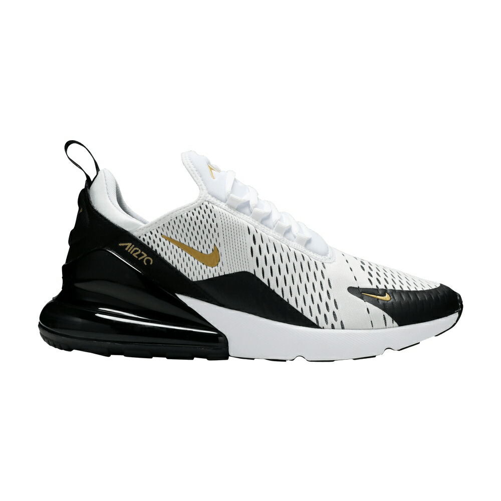 ナイキ マックス 白色 ホワイト ゴールド 黒色 ブラック エアマックス 'WHITE GOLD' スニーカー メンズ NIKE AIR MAX 270 / WHITE METALLIC GOLD BLACK