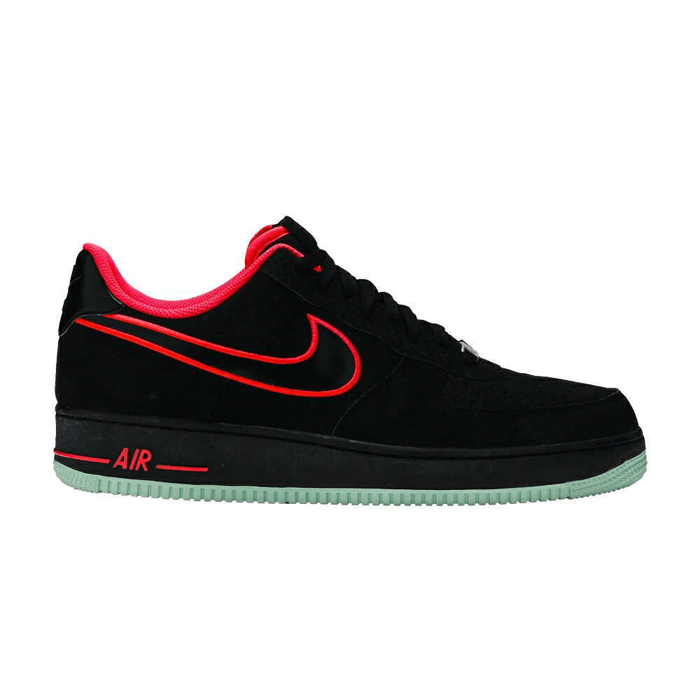 ナイキ 黒いこと 黒いこと レーザ クリムゾン 空軍 \u0027YEEZY\u0027 スニーカー メンズ NIKE AIR FORCE 1 / BLACK BLACK LASER CRIMSON ARCTIC
