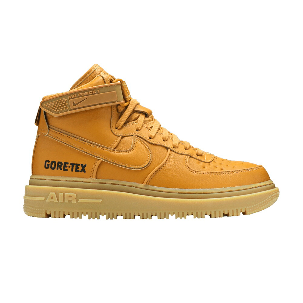 ナイキ ゴアテックス ブーツ ウィート 赤銅色 赤銅色 空軍 \u0027WHEAT\u0027 スニーカー メンズ NIKE AIR FORCE 1 GORE-TEX BOOT / FLAX FLAX WHEAT GUM LIGHT BROWN スニーカー-メンズ靴