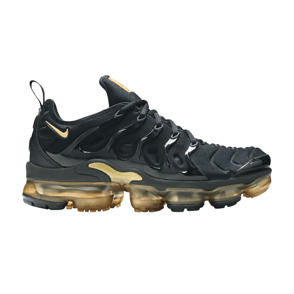 ナイキ 黒いこと 黒いこと ゴールド エアヴェイパーマックス \u0027BLACK GOLD\u0027 スニーカー メンズ NIKE AIR VAPORMAX PLUS / BLACK METALLIC GOLD