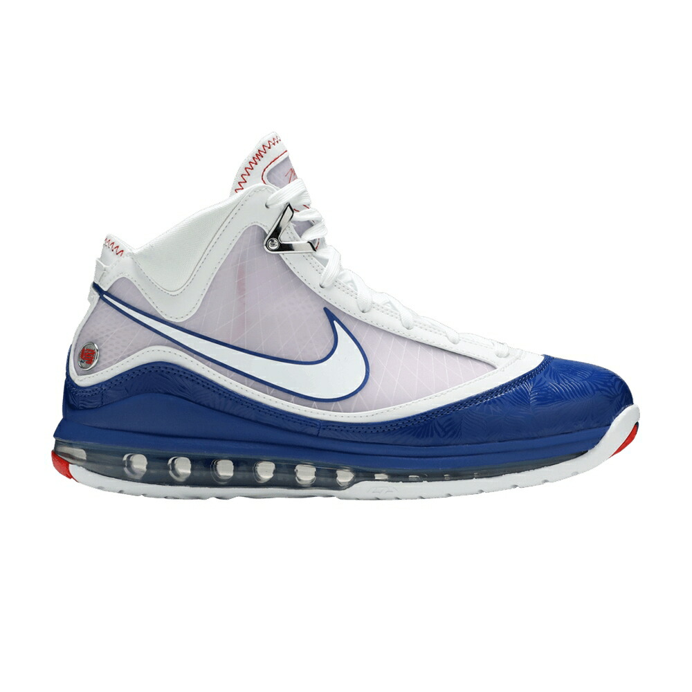ナイキ レブロン 白色 ホワイト ラッシュ 青色 ブルー 赤 レッド DODGERS スニーカー メンズ NIKE LEBRON 7 / WHITE RUSH BLUE UNIVERSITY RED