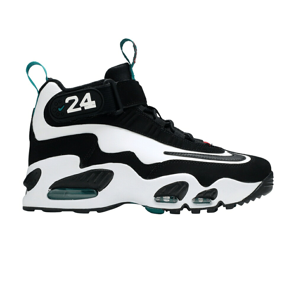 ナイキ グリフィー マックス 白色 ホワイト 黒色 ブラック 'FRESHWATER' ジュニア キッズ NIKE AIR GRIFFEY MAX 1 GS 2021 / WHITE BLACK FRESHWATER VARSITY ベビー マタニティ スニーカー|スニケス
