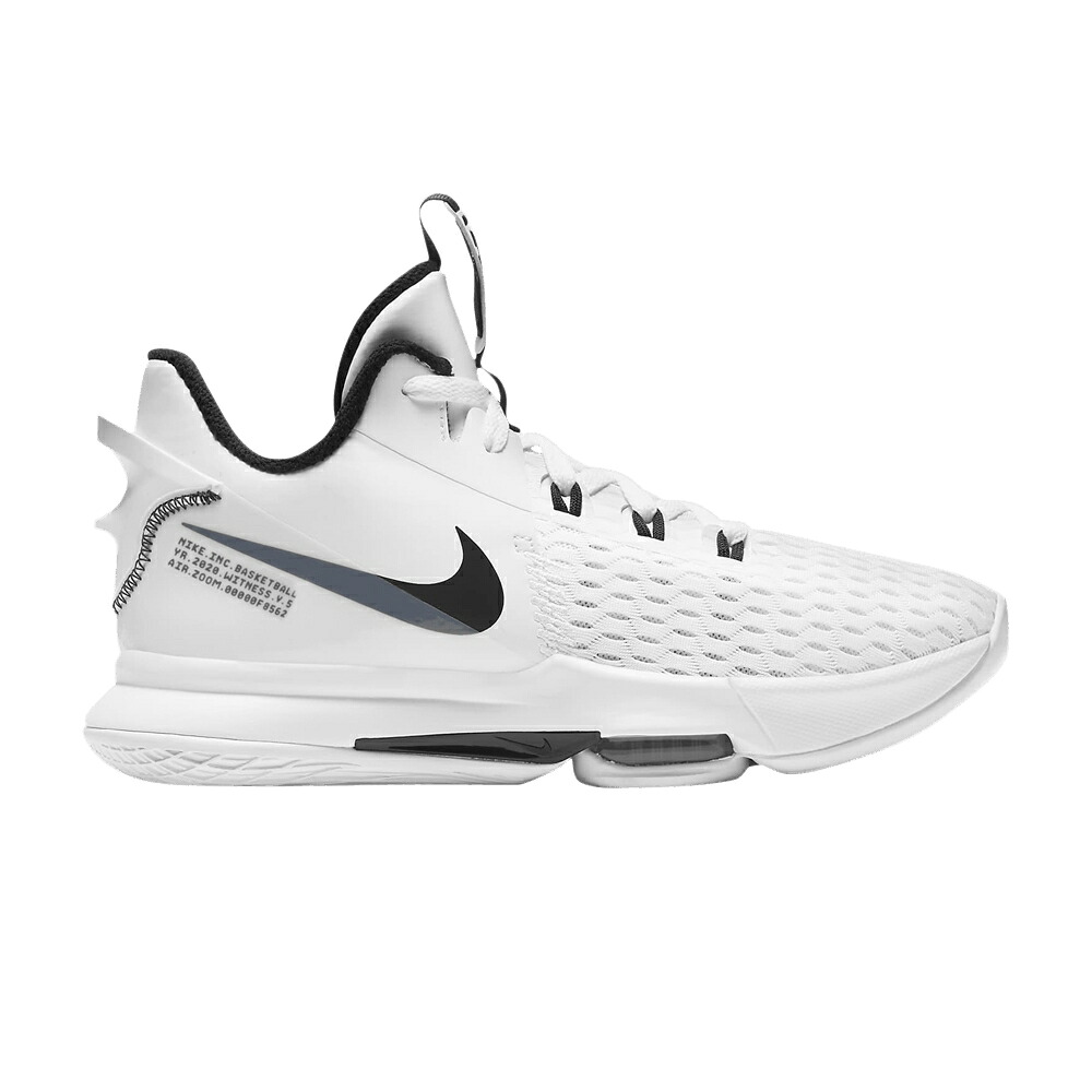 ナイキ レブロン 白色 ホワイト 黒色 ブラック ウィットネス 'WHITE BLACK' スニーカー メンズ NIKE LEBRON WITNESS 5 / WHITE BLACK|スニケス