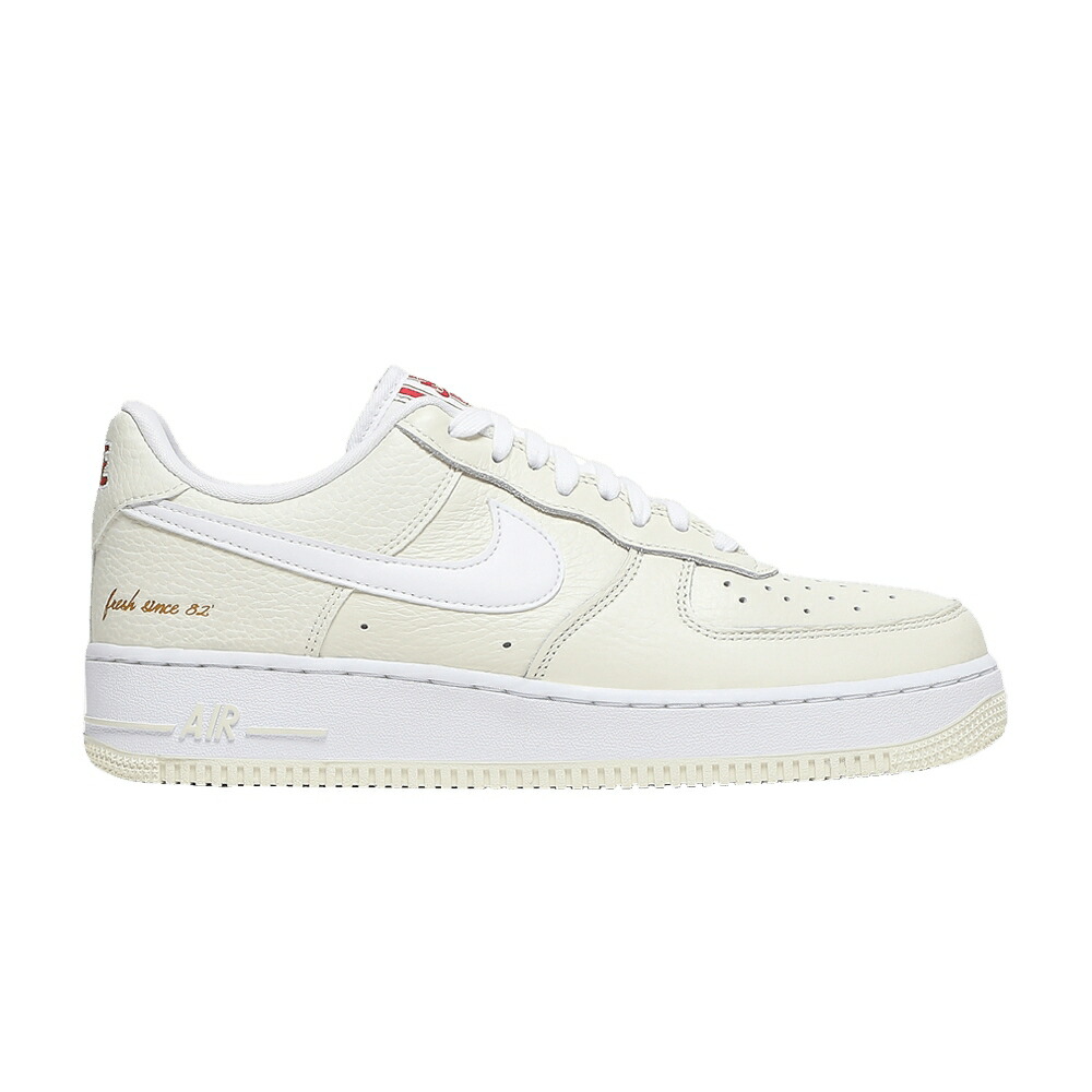 ナイキ 割り増し金 白いこと 白いこと 空軍 \u002707 \u0027POPCORN\u0027 スニーカー メンズ NIKE AIR FORCE 1 PREMIUM / COCONUT MILK WHITE UNIVERSITY