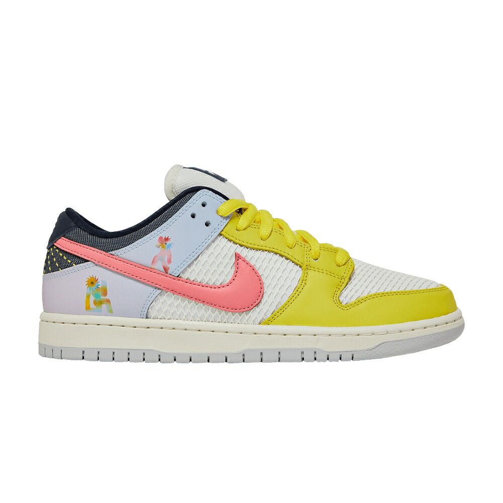ナイキ ゼイビア ダンク エスビー ピンク ダンクロー BE JOY スニーカー メンズ NIKE XAVIER SCHIPANI X DUNK LOW SB TRUE - TRANS / MULTI COLOR PINK GAZE SAIL
