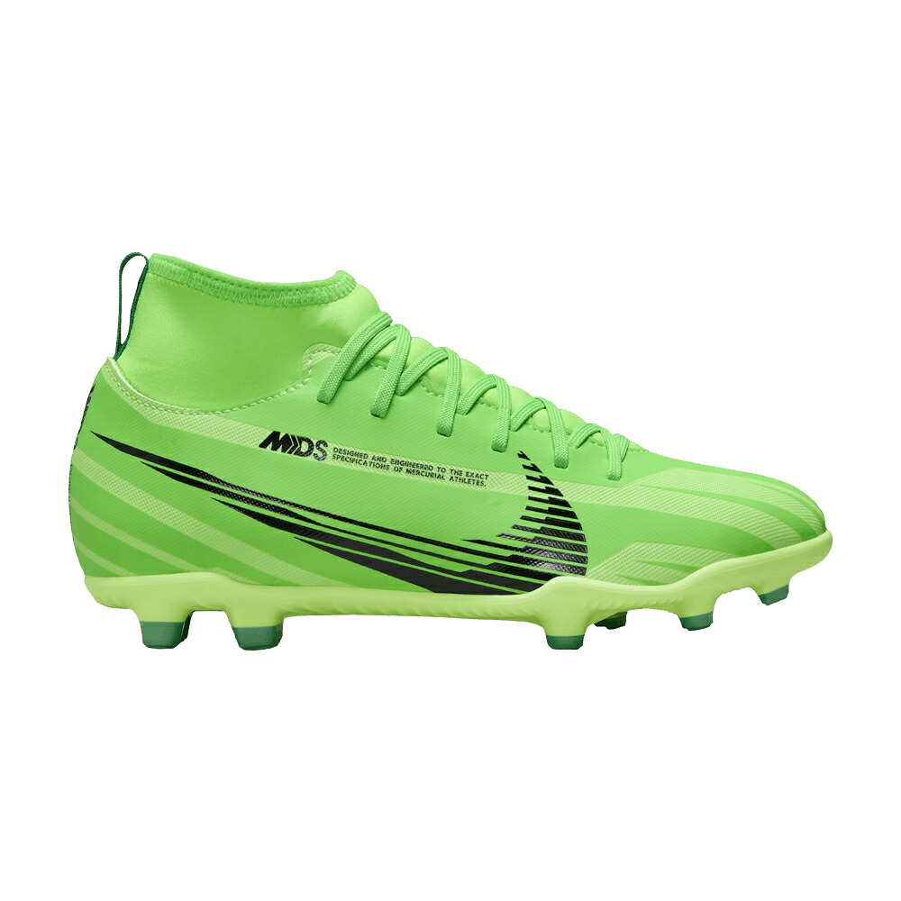 ナイキ クラブ スピード 緑 グリーン ストライク スタジアム 黒色 ブラック 'DREAM STRIKE' ジュニア キッズ NIKE MERCURIAL SUPERFLY 9 CLUB MG GS SPEED - GREEN / GREEN STRIKE STADIUM GREEN BLACK ベビー マタニ｜スニケス