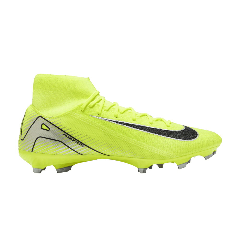 ナイキ ズーム アカデミー 黒色 ブラック 'MAD PACK' スニーカー メンズ NIKE ZOOM MERCURIAL SUPERFLY 10 ACADEMY MG VOLTAGE / VOLT BLACK