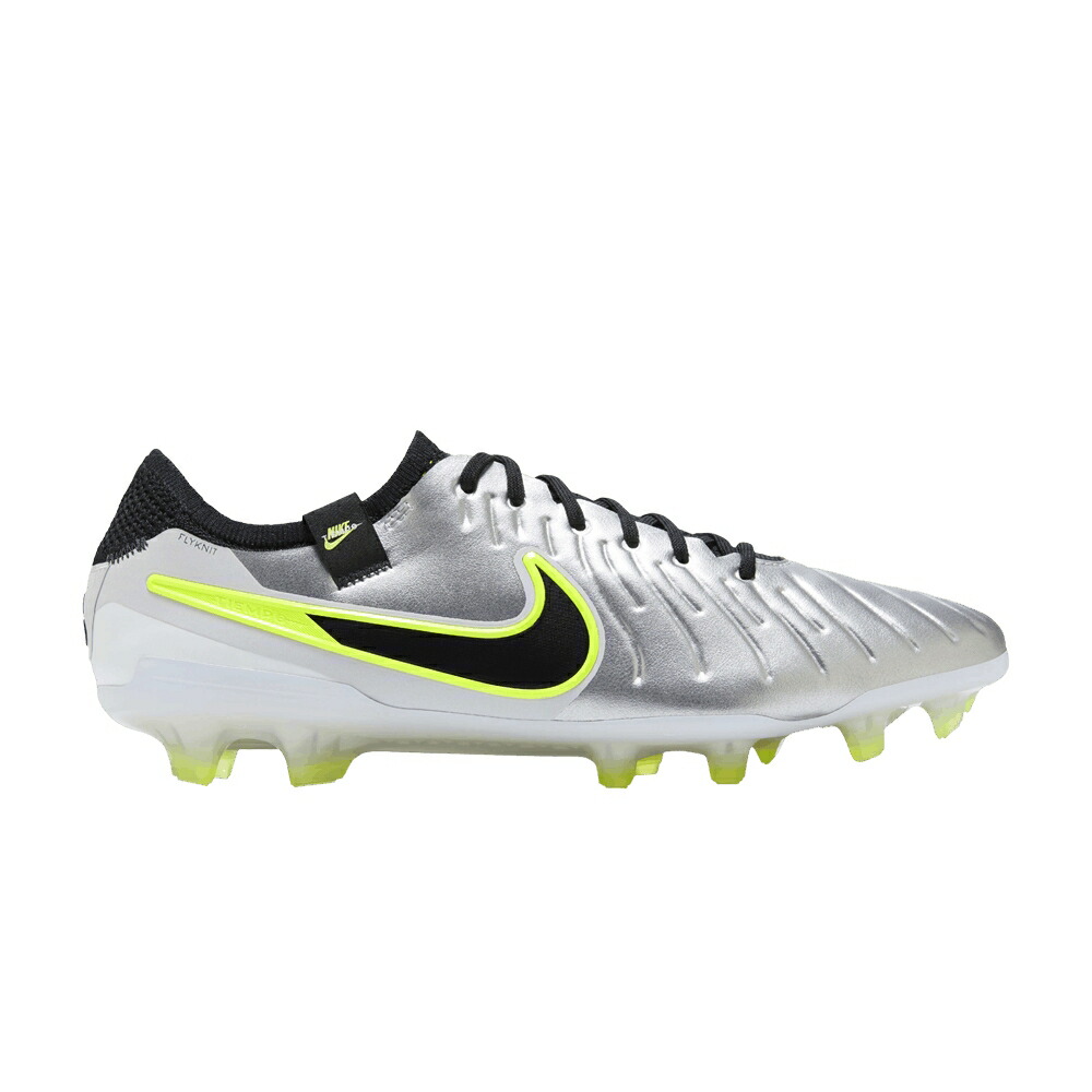 ナイキ ティエンポ レジェンド エリート 銀色 シルバー 黒色 ブラック MAD PACK スニーカー メンズ NIKE TIEMPO LEGEND 10 ELITE FG VOLTAGE / METALLIC SILVER VOLT BLACK