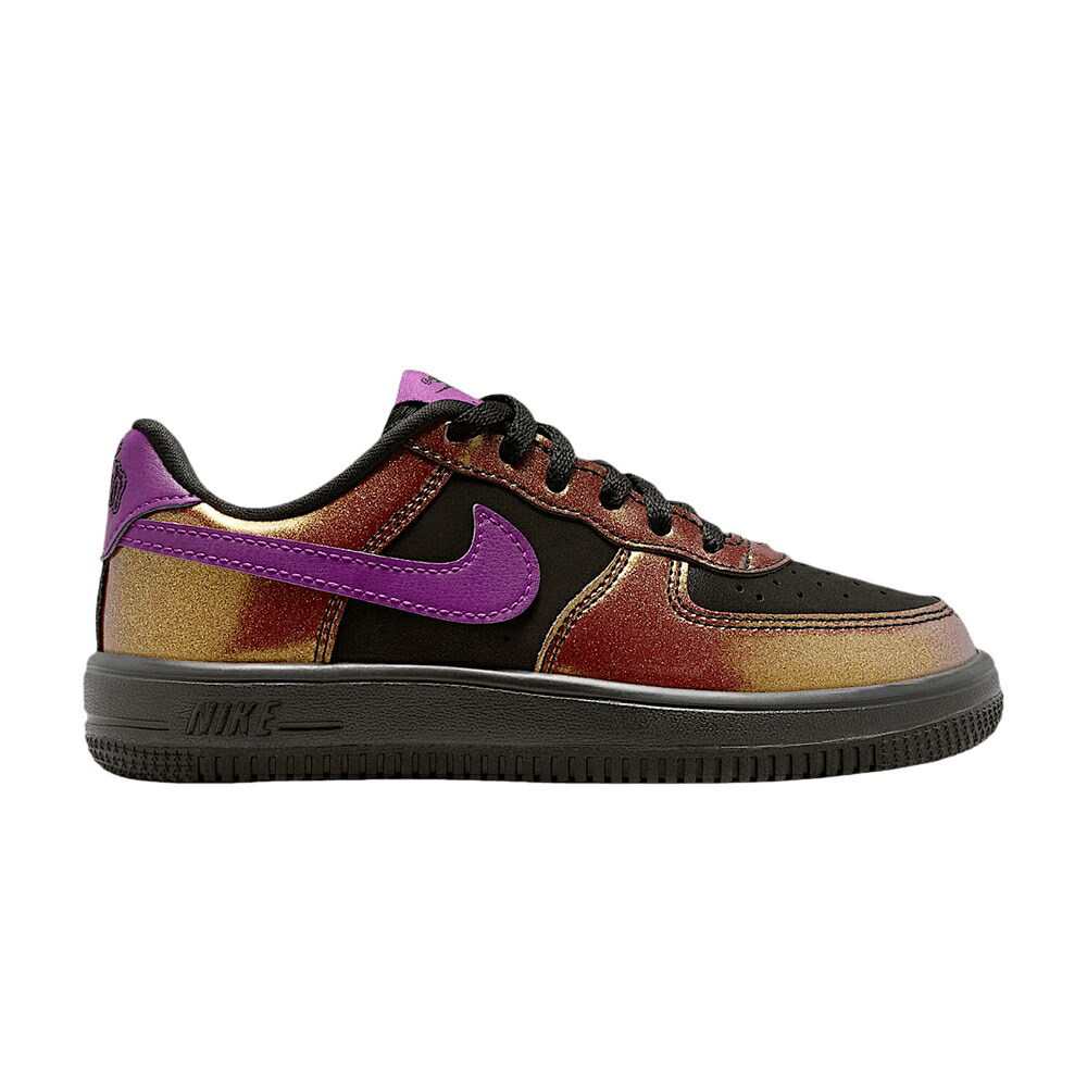 ナイキ 黒いこと 黒いこと 空軍 \u0027BLACK BERRY\u0027 お坊っちゃん キッズ NIKE AIR FORCE 1 LV8 なおなお書き BOLD / BLACK BOLD BERRY もの言う花 マタニティ スニーカー