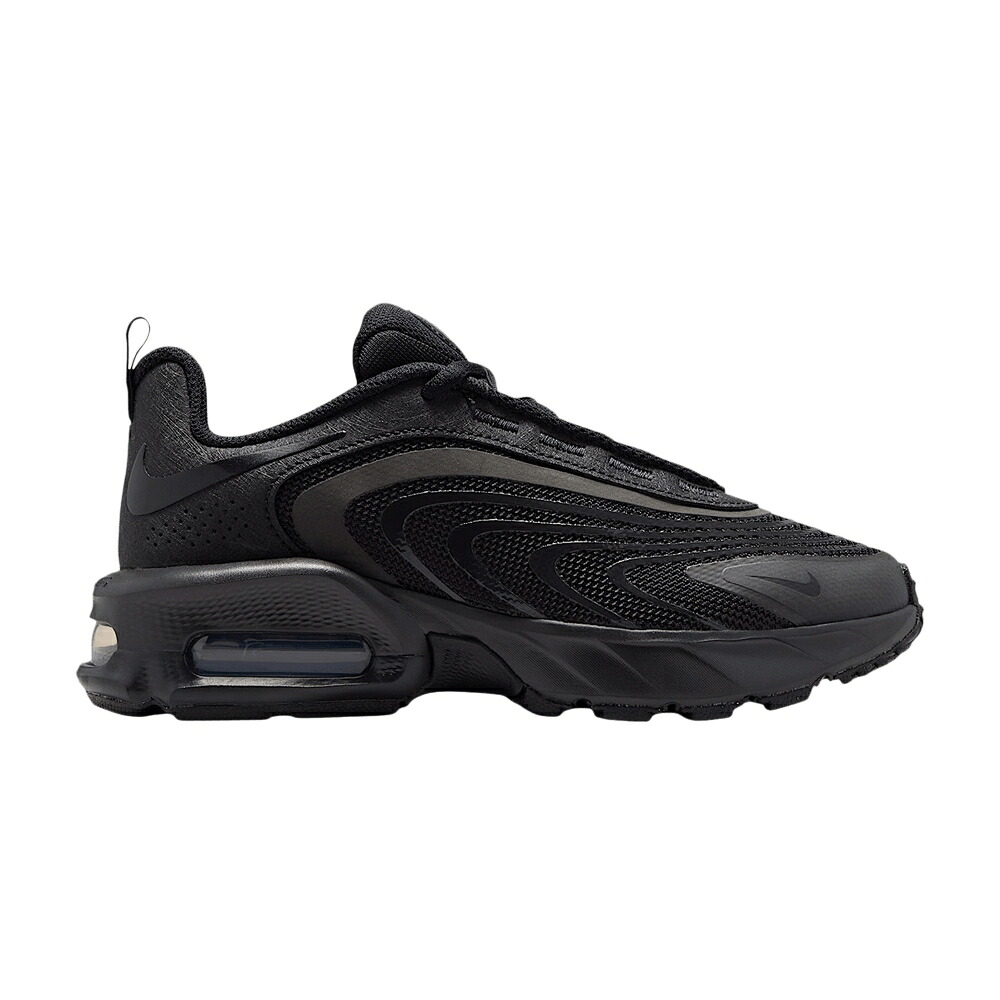 ナイキ マックス 火の手 黒いこと 黒いこと エア湖マックス \u0027BLACK\u0027 お坊っちゃん キッズ NIKE AIR MAX FIRE GS / BLACK BLACK もの言う花 マタニティ スニーカー