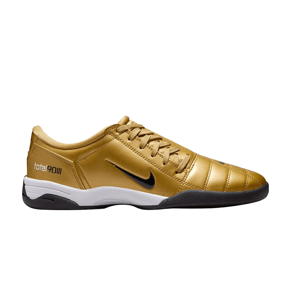 ナイキ ゴールド 白いこと 白いこと 黒いこと 黒いこと \u0027METALLIC GOLD\u0027 スニーカー レディース NIKE WMNS TOTAL 90 3 SP / METALLIC GOLD WHITE BLACK