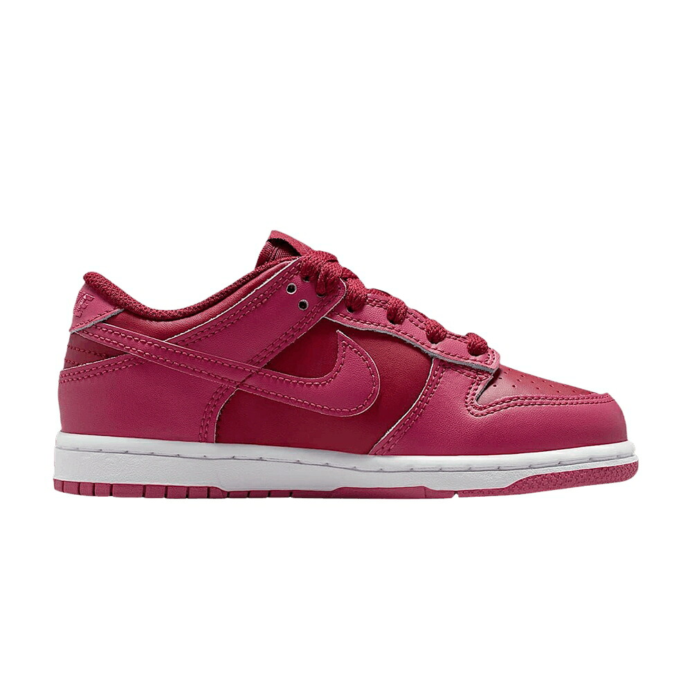 ナイキ ダンク 赤 レッド チーム 白色 ホワイト ダンクロー 'TEAM BEET' ジュニア キッズ NIKE DUNK LOW PS RED SWEET / TEAM RED SWEET BEET WHITE SWEET ベビー マタニティ スニーカー｜スニケス