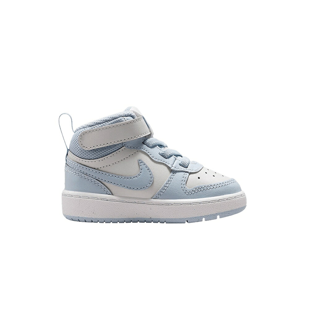 ナイキ コート ミッド プラチナム 白色 ホワイト コートバーロウ 'PLATINUM WHITE' ベビー NIKE COURT BOROUGH MID 2 TD TINT / PLATINUM TINT WHITE GHOST｜スニケス