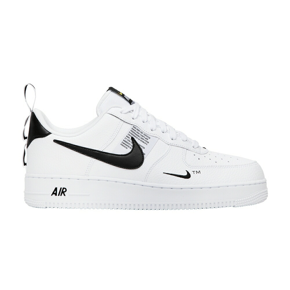 ナイキ 白色 ホワイト 黒色 ブラック 黄色 イエロー エアフォース 07 OVERBRANDING スニーカー メンズ NIKE AIR FORCE 1 LV8 / WHITE WHITE BLACK TOUR YELLOW