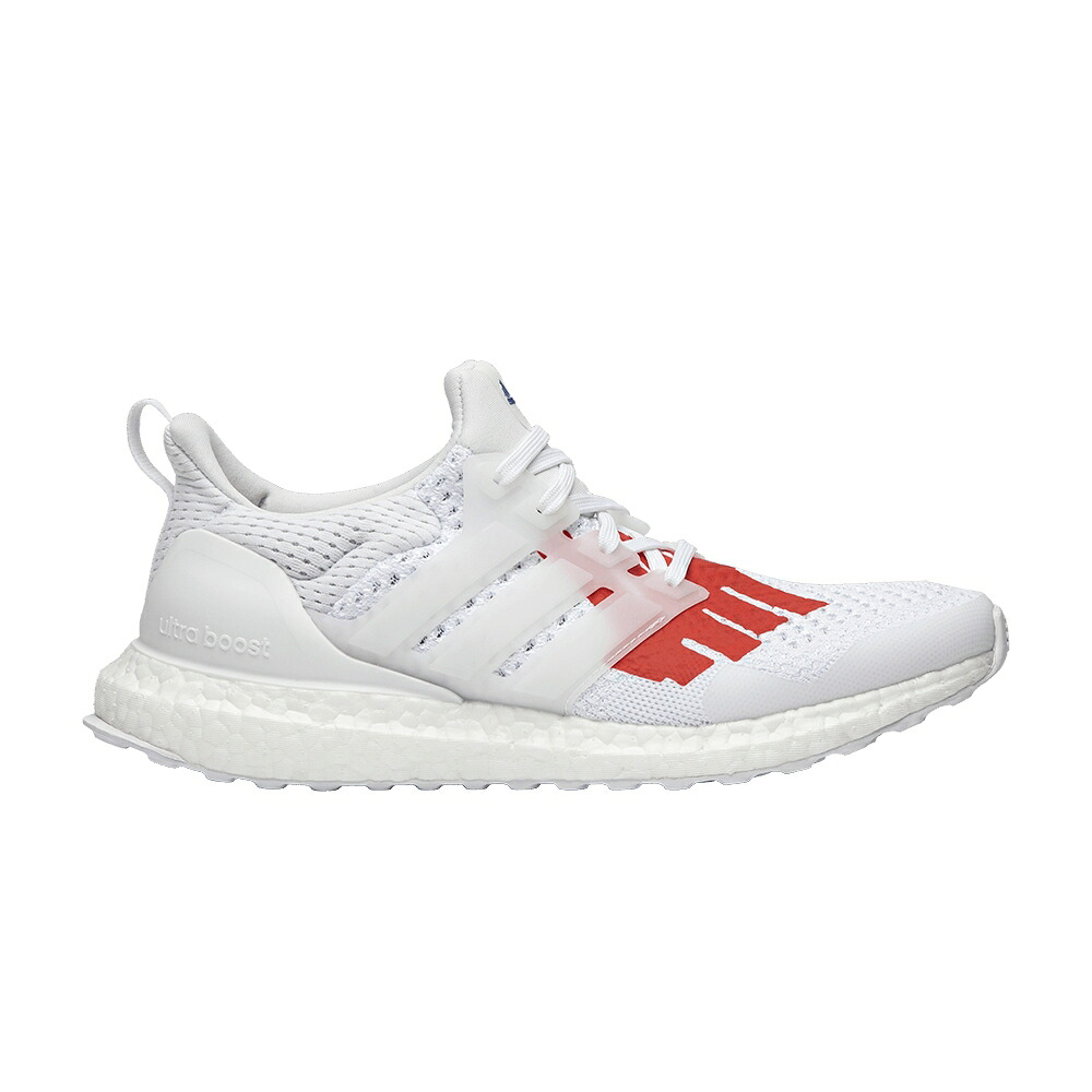 アディダス アンディフィーテッド コア 白色 ホワイト 1.0 'STARS STRIPES' スニーカー メンズ ADIDAS UNDEFEATED X ULTRABOOST AND / CORE WHITE SCARLET CORE WHITE