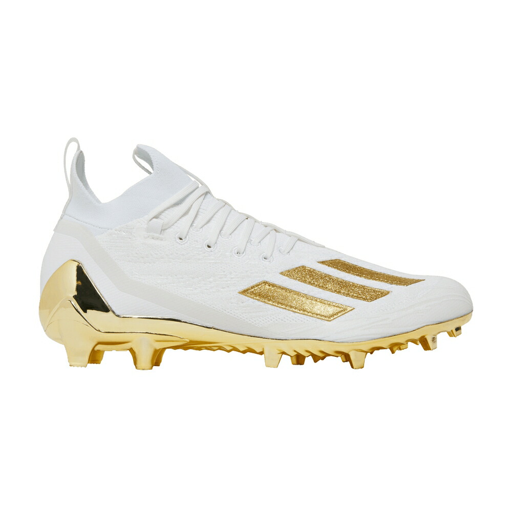 アディダス アディゼロ クリーツ スパイク ゴールド 白色 ホワイト WHITE METALLIC スニーカー メンズ ADIDAS ADIZERO CLEATS PRIMEKNIT GOLD / CLOUD WHITE GOLD METALLIC CLOUD