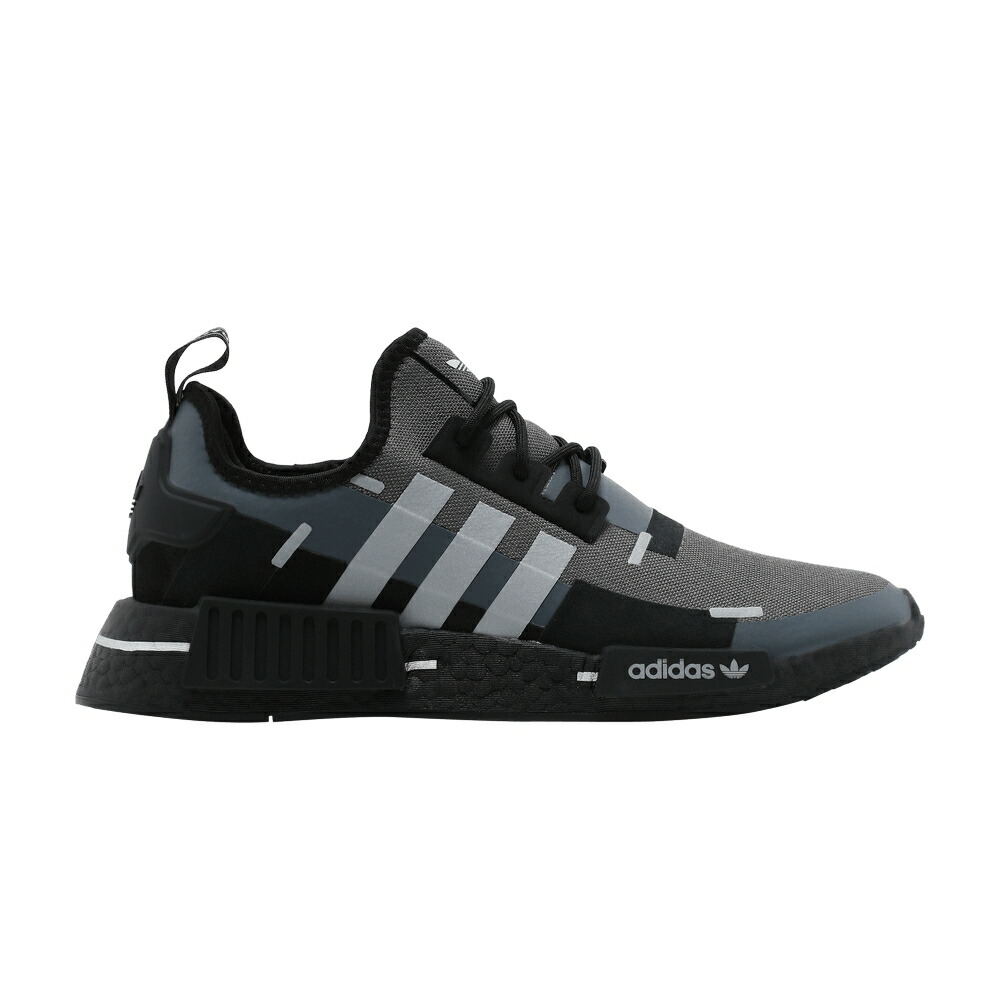 アディダス コア 黒色 ブラック 銀色 シルバー NMD_R1 'BLACK CARBON' スニーカー メンズ ADIDAS / CORE BLACK SILVER METALLIC