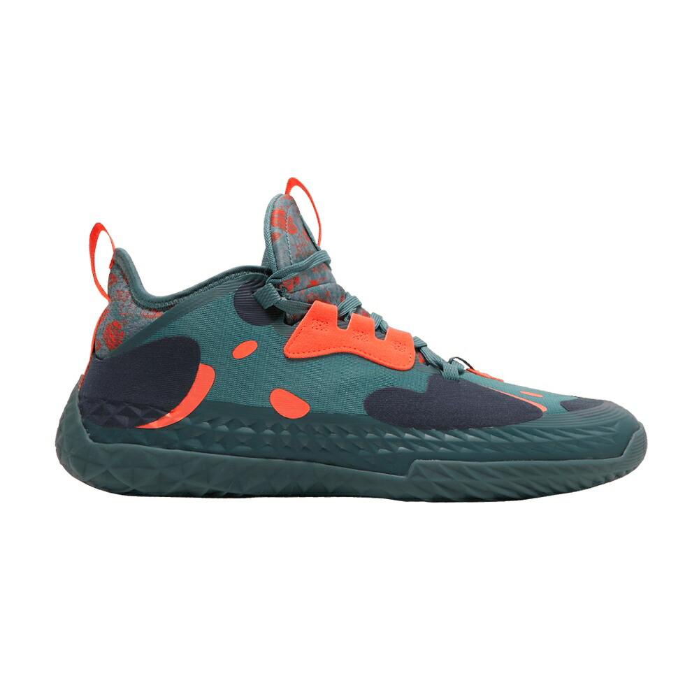 アディダス ハーデン レジェンド VOL. FLORAL EMERALD スニーカー メンズ ADIDAS HARDEN 5 FUTURENATURAL - HAZY / HAZY EMERALD LEGEND INK SOLAR