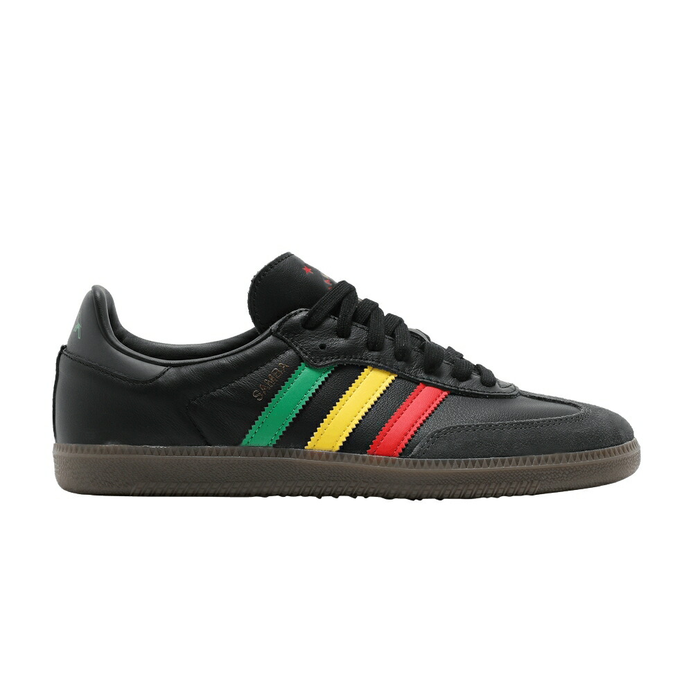 アディダス サンバ トリビュート 中核グループ 黒いこと 黒いこと \u0027BOB BIRDS\u0027 スニーカー メンズ ADIDAS AJAX X SAMBA OG MARLEY TRIBUTE - THREE LITTLE / CORE BLACK UTILITY BLACK GUM 5