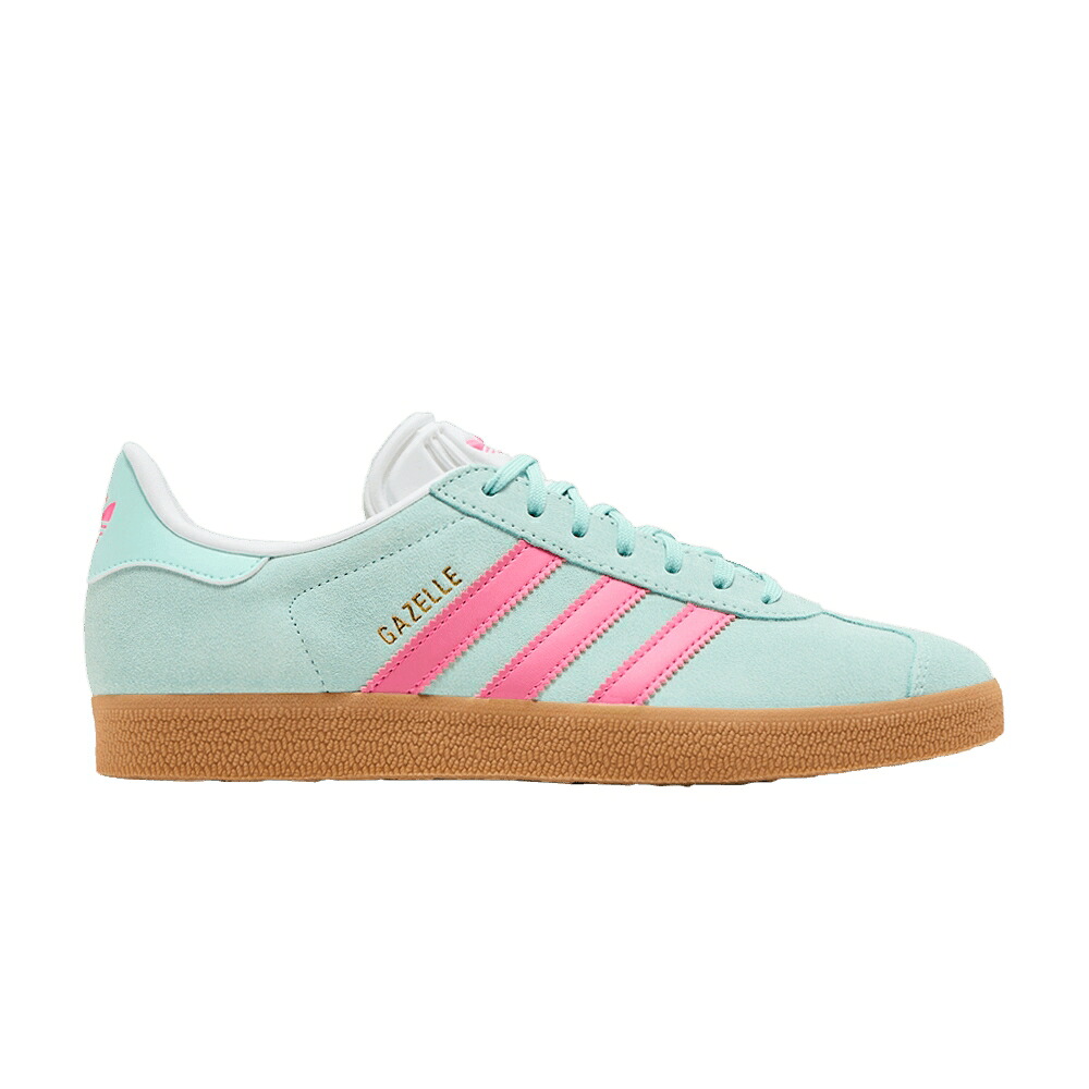アディダス ガゼル アクア サクラ色 \u0027SEMI PINK\u0027 スニーカー レディース ADIDAS WMNS GAZELLE FLASH AQUA LUCID / SEMI FLASH AQUA LUCID PINK OFF