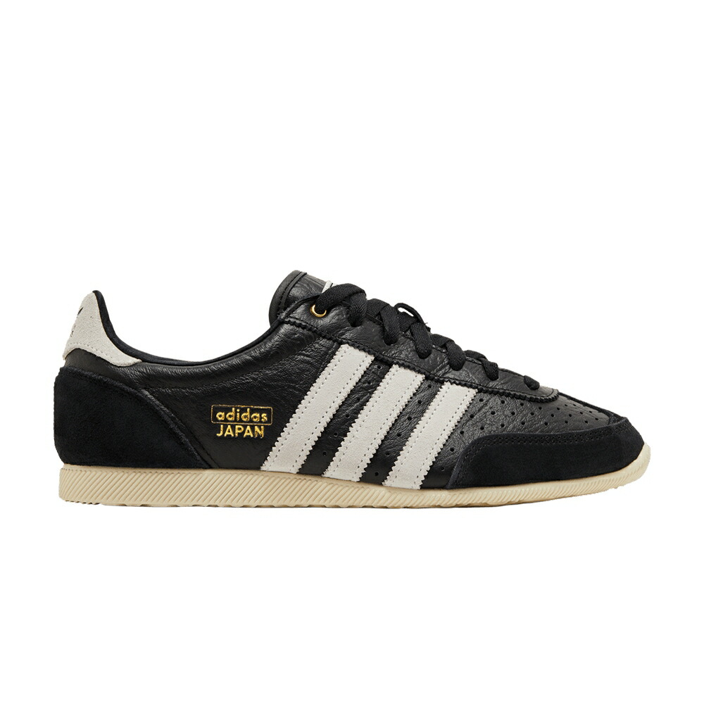 アディダス コア 黒色 ブラック 白色 ホワイト ゴールド BLACK WHITE スニーカー レディース ADIDAS WMNS JAPAN / CORE BLACK CLOUD WHITE GOLD