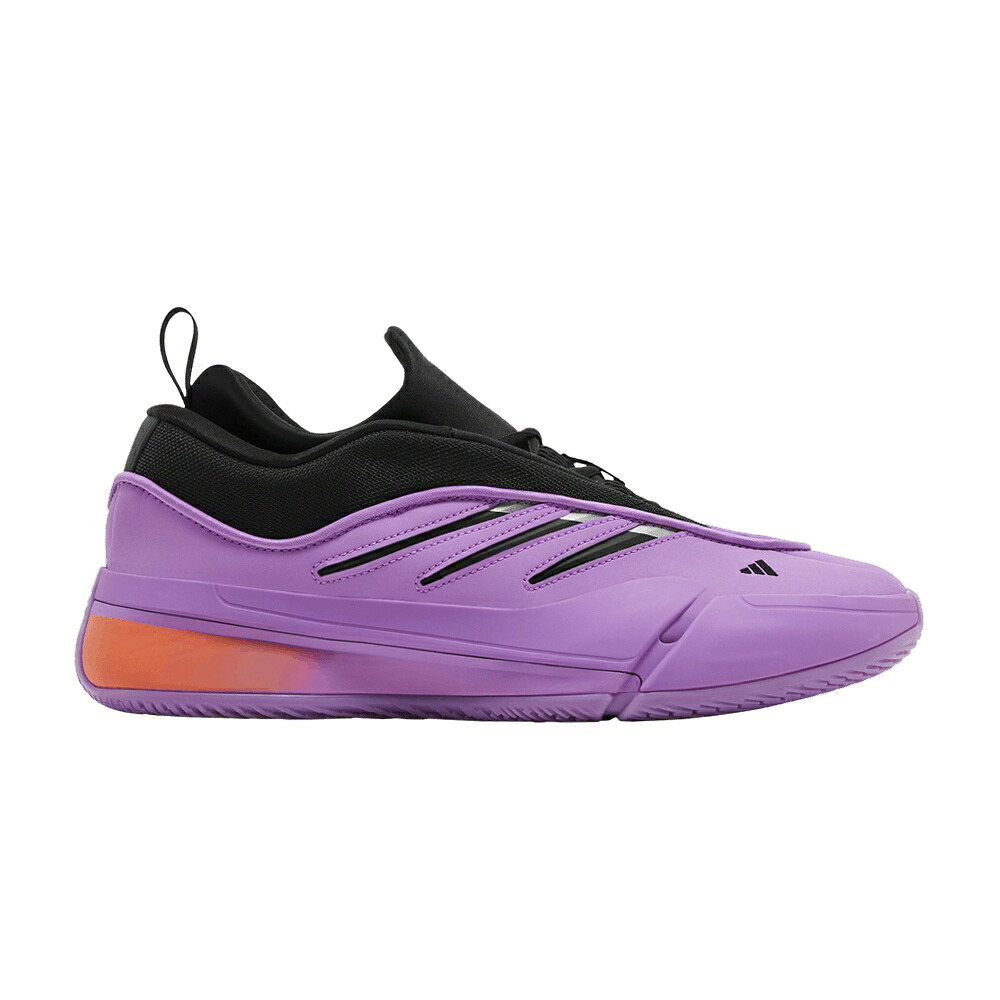 アディダス 紫 パープル 張りさける 中核グループ 黒いこと 黒いこと \u0027PURPLE BURST\u0027 スニーカー メンズ ADIDAS DAME 9 / PURPLE BURST CORE BLACK SOLAR