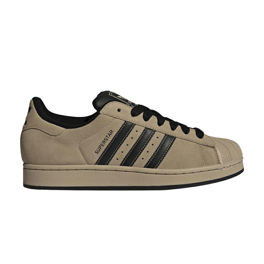 アディダス スーパースター カーキ コア 黒色 ブラック 'STONE BLACK' スニーカー メンズ ADIDAS SUPERSTAR 2 KHAKI / STONE KHAKI CORE BLACK STONE