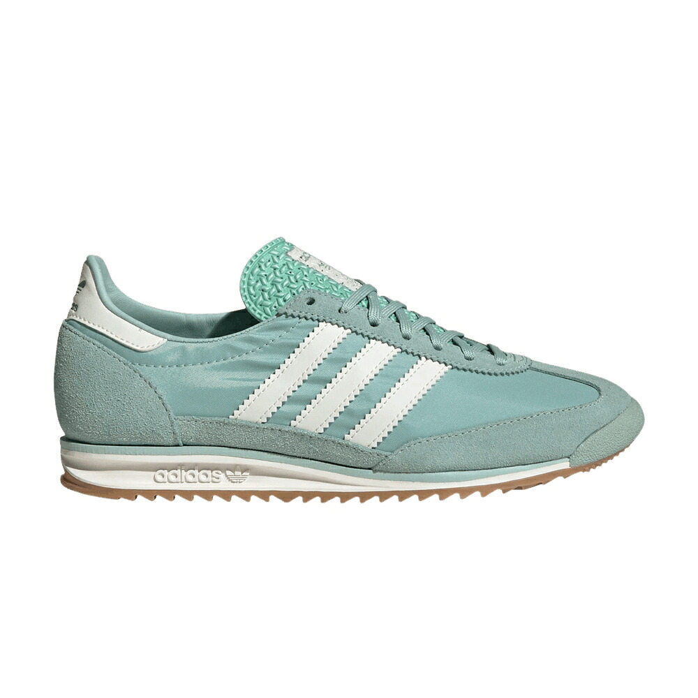 アディダス 緑 緑であること 白いこと 白いこと \u0027ASH GREEN\u0027 スニーカー レディース ADIDAS WMNS SL72 / ASH GREEN OFF WHITE GUM