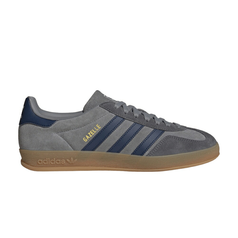 アディダス ガゼル ナイト爵 薄墨色 薄墨色 藍色 インディゴ \u0027GREY INDIGO\u0027 スニーカー メンズ ADIDAS GAZELLE INDOOR NIGHT / GREY NIGHT INDIGO GREY FIVE