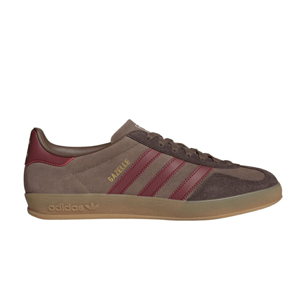 アディダス ガゼル シャドー シャドウ 赤 レッド EARTH STRATA スニーカー メンズ ADIDAS GAZELLE INDOOR / EARTH STRATA SHADOW RED DARK