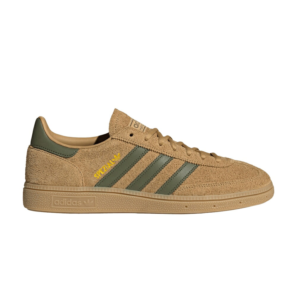 アディダス ハンドボール スペシアル ベージュ オリーブ 'BEIGE OLIVE' スニーカー メンズ ADIDAS HANDBALL SPEZIAL / GOLDEN BEIGE FOCUS OLIVE GUM｜スニケス