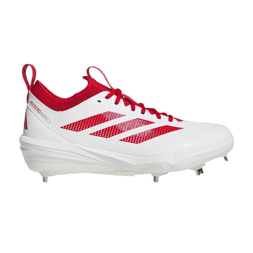 アディダス アディゼロ インパクト 白色 ホワイト パワー チーム 赤 レッド 2.0 CLOUD RED スニーカー メンズ ADIDAS ADIZERO IMPACT WHITE POWER / CLOUD WHITE TEAM POWER RED 2