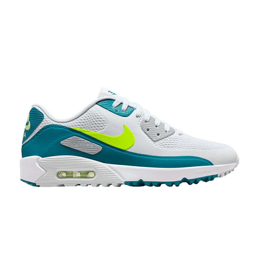 ナイキ マックス ゴルフ 白いこと 白いこと エア湖マックス \u0027WHITE SPRUCE\u0027 スニーカー メンズ NIKE AIR MAX 90 GOLF BRIGHT / WHITE BRIGHT SPRUCE VOLT
