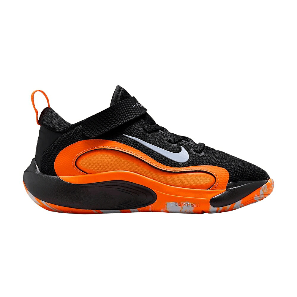 ナイキ 黒色 ブラック 橙 オレンジ 'BLACK ORANGE' ジュニア キッズ NIKE ISOFLY PS TOTAL / BLACK TOTAL ORANGE BRIGHT CITRUS ベビー マタニティ スニーカー|スニケス
