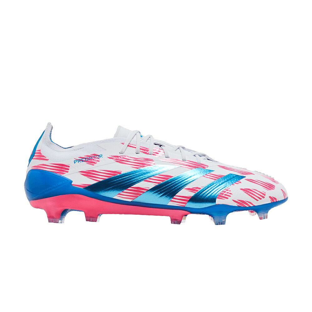 アディダス プレデター エリート 白いこと 白いこと 青み 青色 \u0027REEMERGENCE PACK\u0027 スニーカー メンズ ADIDAS PREDATOR ELITE FG / CLOUD WHITE SOLAR BLUE SOLAR