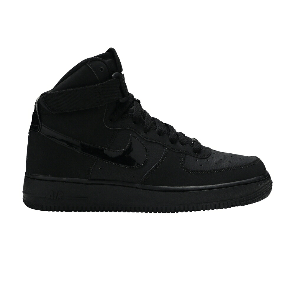 ナイキ ご機嫌 黒いこと 黒いこと 空軍 \u0027BLACK\u0027 お坊っちゃん キッズ NIKE AIR FORCE 1 HIGH GS / BLACK BLACK もの言う花 マタニティ スニーカー