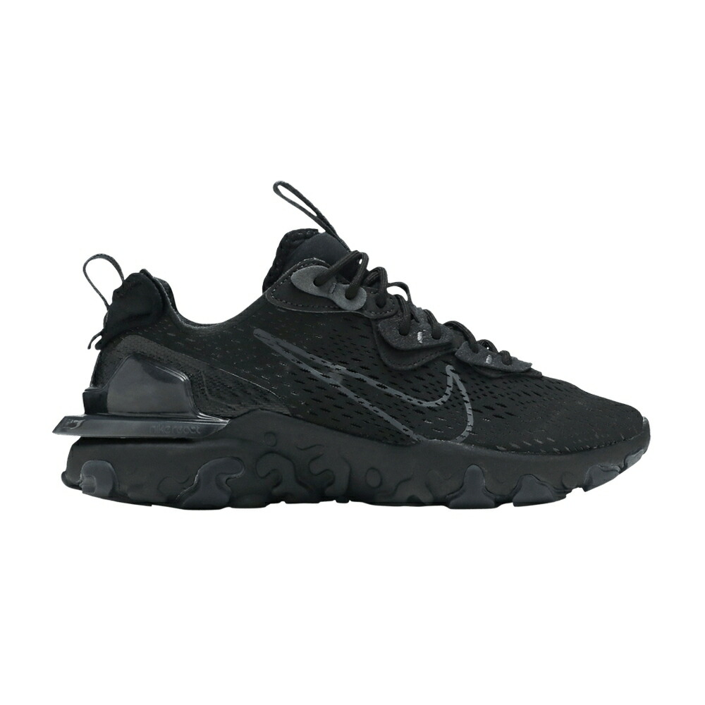 ナイキ リアクト 黒色 ブラック 'TRIPLE BLACK' スニーカー メンズ NIKE REACT VISION / BLACK ANTHRACITE BLACK