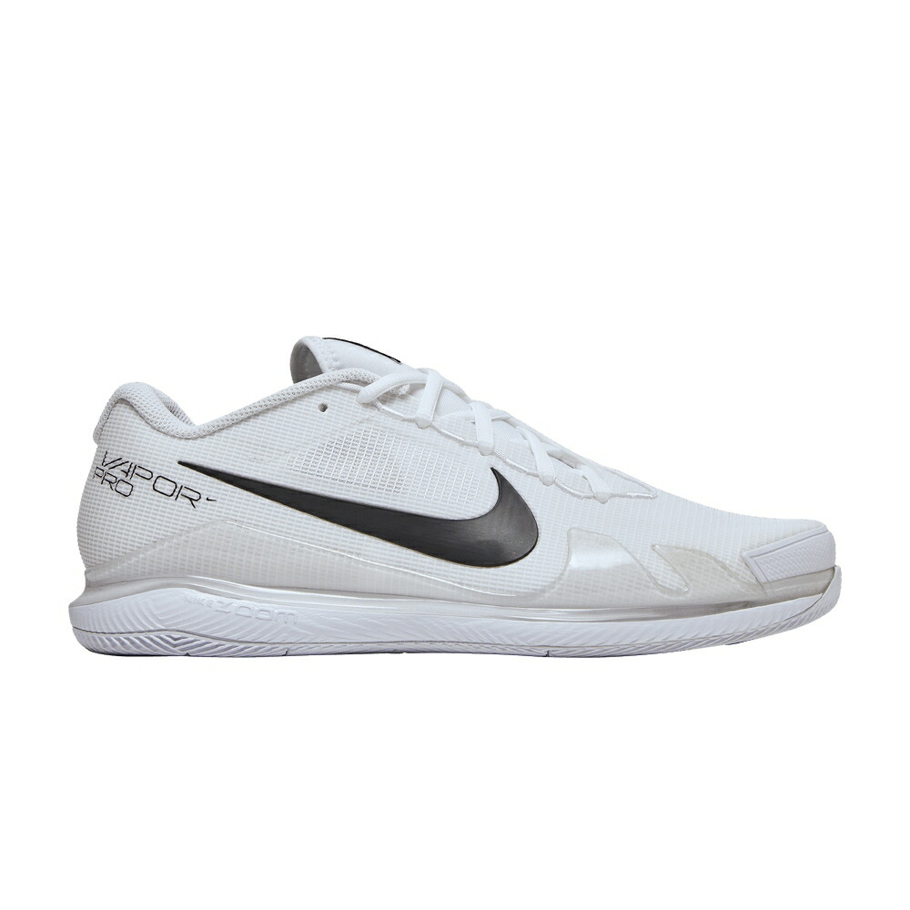 ナイキ コート ズーム プロ 白色 ホワイト 黒色 ブラック WHITE BLACK スニーカー メンズ NIKE NIKECOURT AIR ZOOM VAPOR PRO / WHITE BLACK