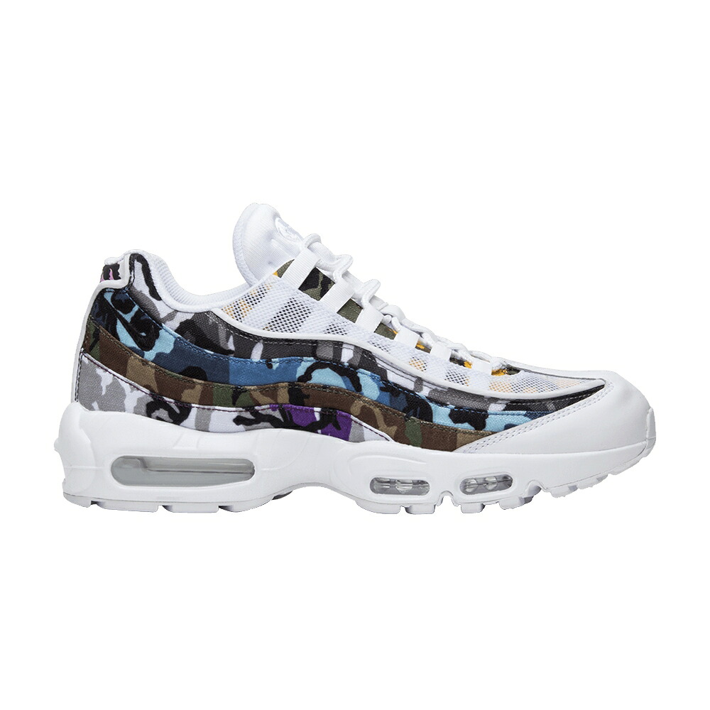 ナイキ マックス 白いこと 白いこと 大気圏マックス \u0027ERDL PARTY\u0027 スニーカー メンズ NIKE AIR MAX 95 / WHITE MULTI COLOR