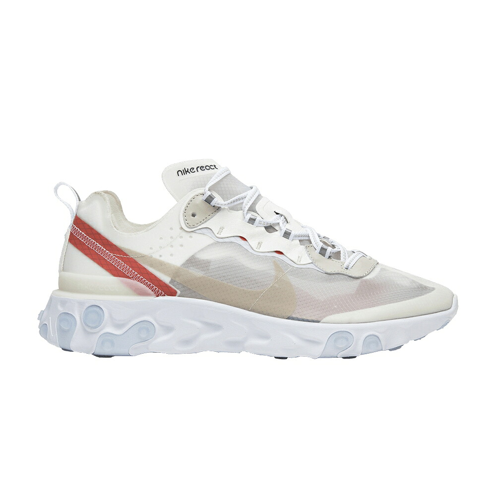 ナイキ リアクト 化学元素 白いこと 白いこと 混雑時 \u0027LIGHT BONE\u0027 スニーカー メンズ NIKE REACT ELEMENT 87 / SAIL LIGHT BONE WHITE RUSH