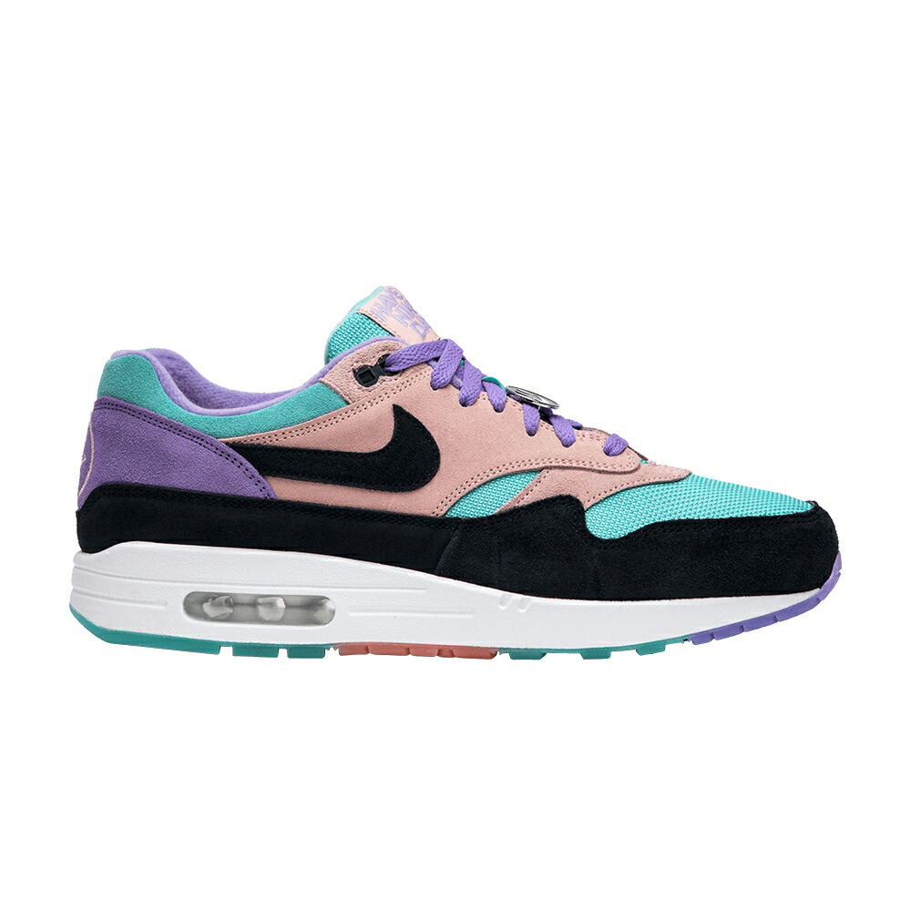 ナイキ マックス 紫 パープル 黒色 ブラック エアマックス HAVE DAY スニーカー メンズ NIKE AIR MAX 1 A / SPACE PURPLE BLACK BLEACHED