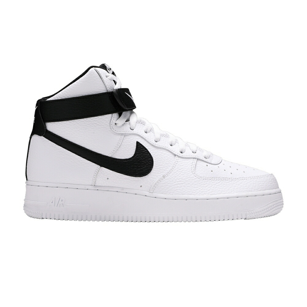 ナイキ メンズ ハイ 白色 ホワイト 黒色 ブラック MEN エアフォース 07 WHITE BLACK スニーカー NIKE AIR FORCE 1 HIGH / WHITE BLACK