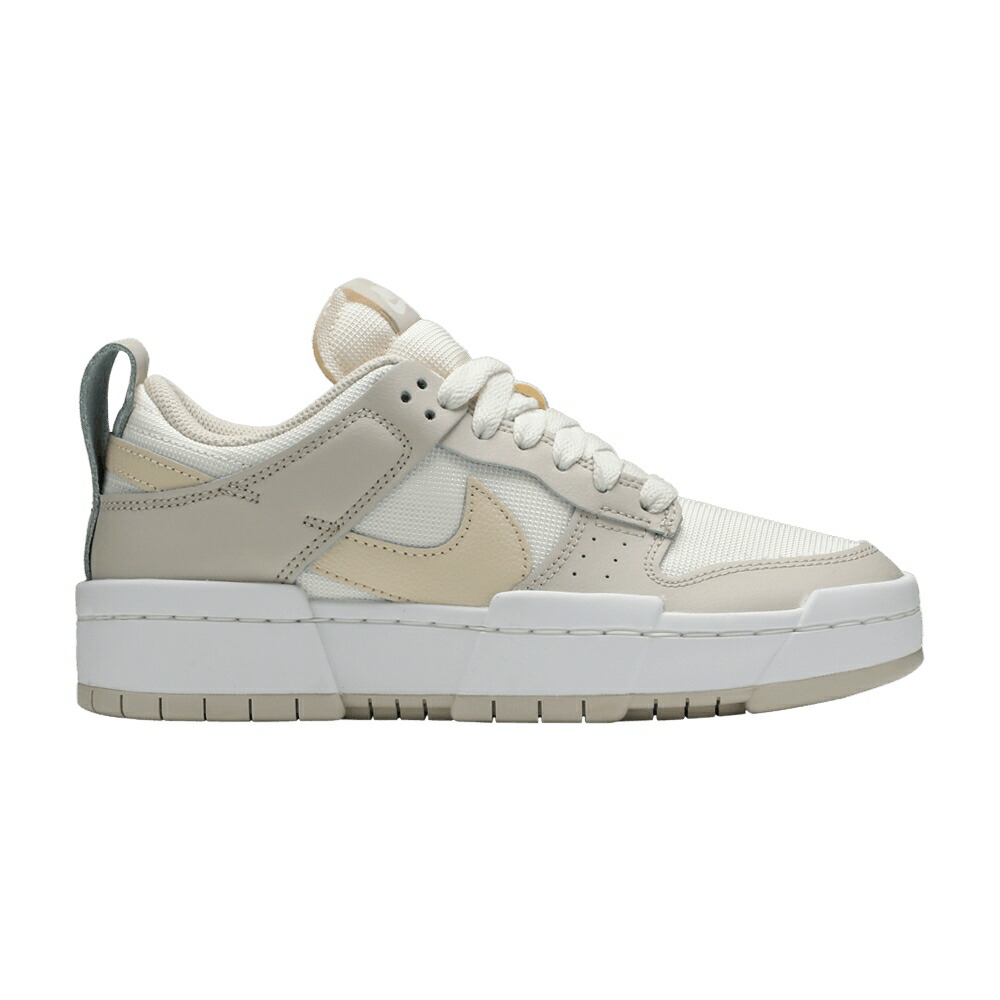 ナイキ ダンク パール 白いこと 白いこと 砂色 真砂 ダンクロー \u0027SAIL\u0027 スニーカー レディース NIKE WMNS DUNK LOW DISRUPT / SAIL PEARL WHITE DESERT SAND
